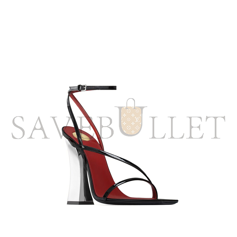 YSL ZORA SANDALS IN PATENT LEATHER 8181821TV001000